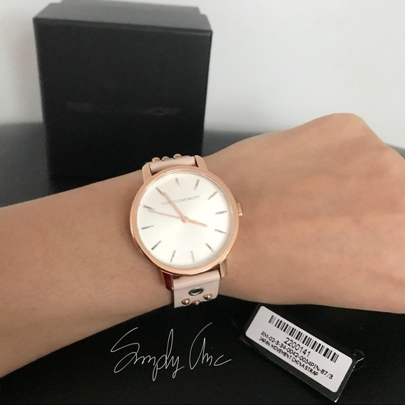 Rebecca Minkoff embellished leather strap watch - Picture 6 of 6